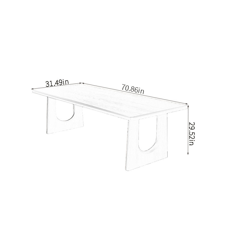 Antoinio, H 29,92 po x L 70,86 po x l 31,49 po