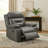 Conia Manual Reclining Chair, Top Grain Leather Cushions-115686167