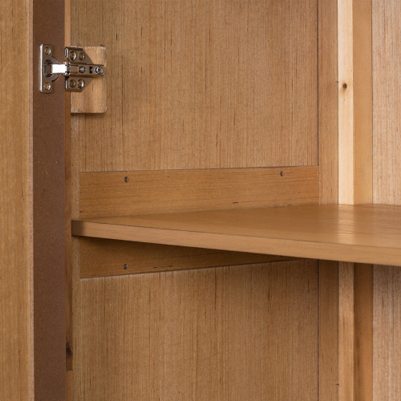 Sophisticated Oak Veneer Cabinet with multiple storage functions,Suitable for Study,Entryway, Hallway, Living Room, Foyer