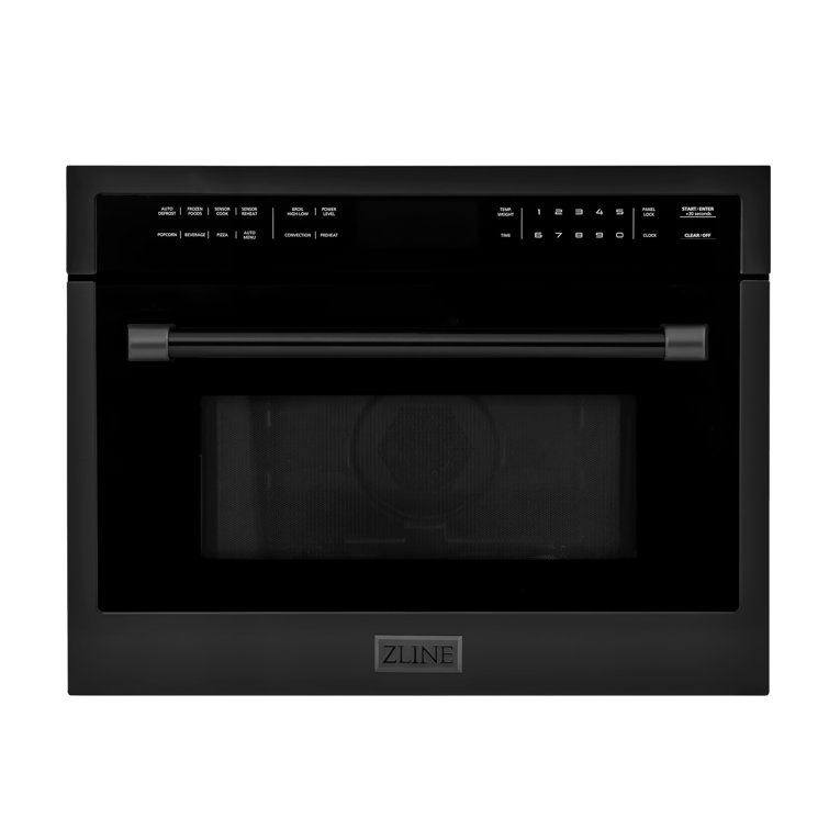 ZLINE 24 in. 1.6 cu ft. Convection Microwave Oven in Steel with Speed and Sensor Cooking