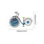 Horloge murale 24,6 "en acrylique 3D