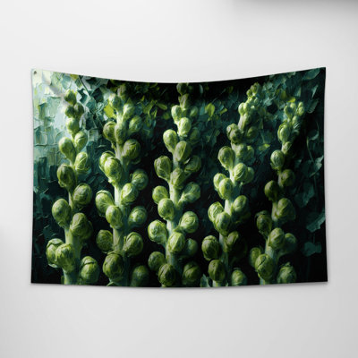 Vegetables Brussels Sprouts Wall Tapestry