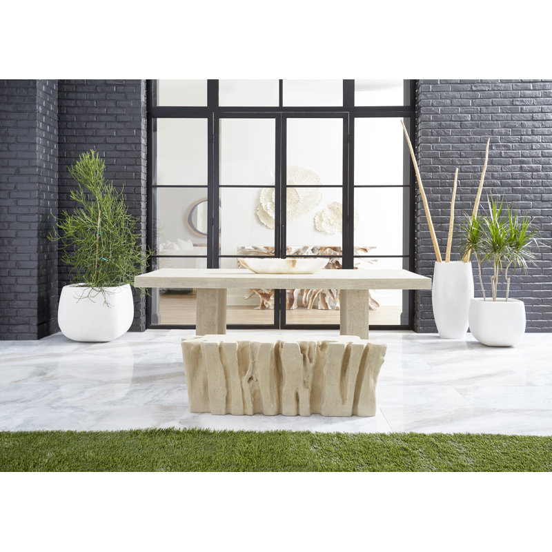 Freeform Root Bench, Roman Resin