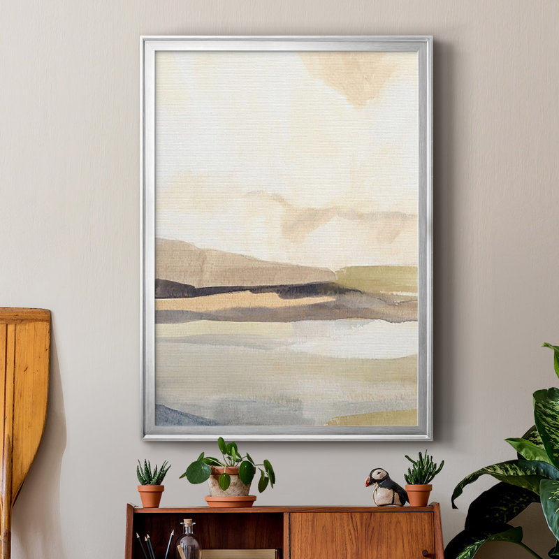 «Slate Mouvement III», reproduction encadrée de qualité supérieure - prête à être accrochée, H 42,5 po x l 30,5 po