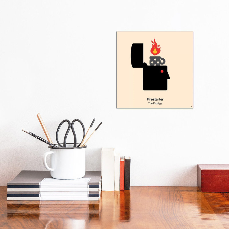 Firestarter by Viktor Hertz - Gallery-Wrapped Canvas Giclée on Canvas, No Frame, 30.48 cm H x 30.48 cm W