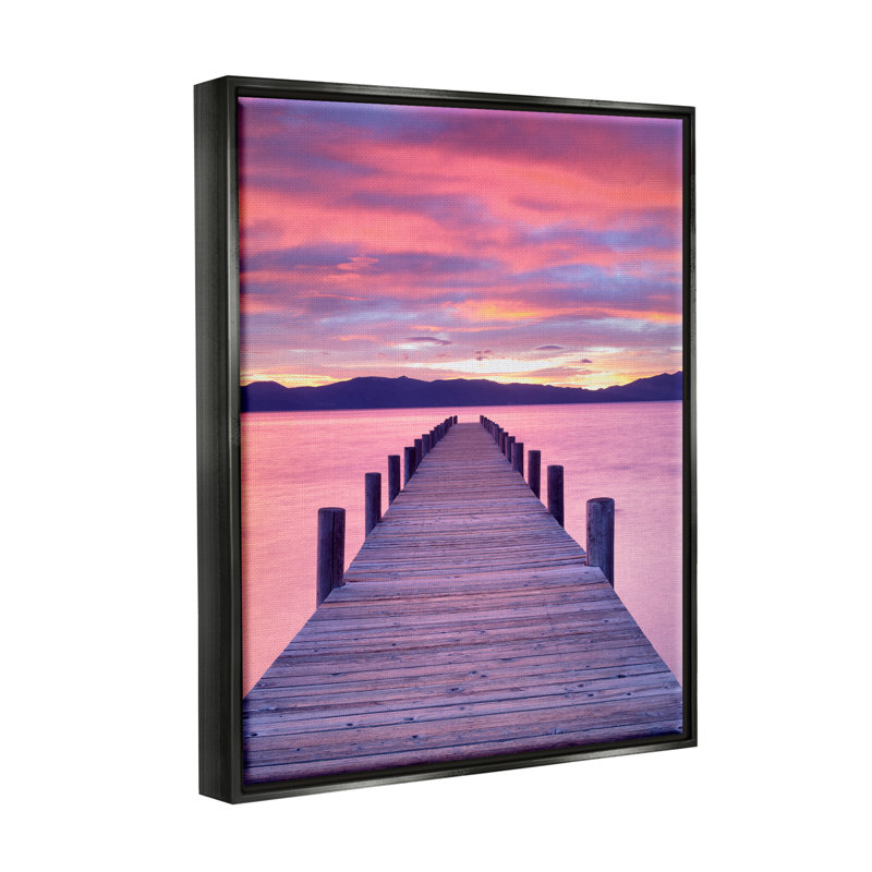 Art mural sur toile flottant Rosecliff Heights, Cadre flottant noir de jais, H 21 po x l 17 po x P 1,7 po