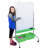 Freestanding Steel Reversible Magnetic Medium - 4' - 6' Whiteboard
