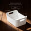 Grands bacs et organisateurs de rangement en plastique, grand paquet de 2, conception ouverte polyvalente avec poignées pour armoire de cuisine et armoire de salle de bain