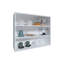 Armoire murale blanche 3 po 36 po x 30 po - pour toutes les pièces, spacieuse et moderne avec armoire ouverte de 36 po de largeur x 30 po de hauteur, tablettes spacieuses pour la chambre à coucher, le bureau, le salon, le garage, la construction-483655202