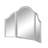 Briel Wood Flat Floor Mirror