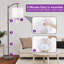 Lampe sur pied arquée à DEL 63 po avec interrupteur rotatif Sunna-1871003209