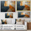 Or gris brillant géométrie II - impression-2034932750-2034932749