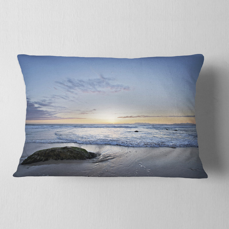 Magnifique coussin décoratif bleu Rocky Seashore - Sea & Shore