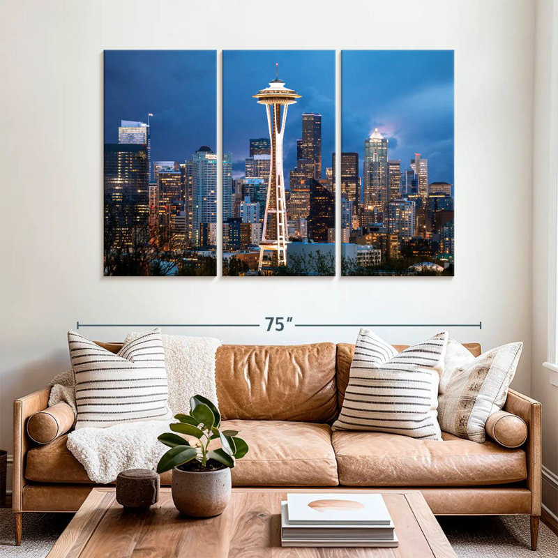 Nicci Space Needle, Seattle, H 42 po x l 65 po