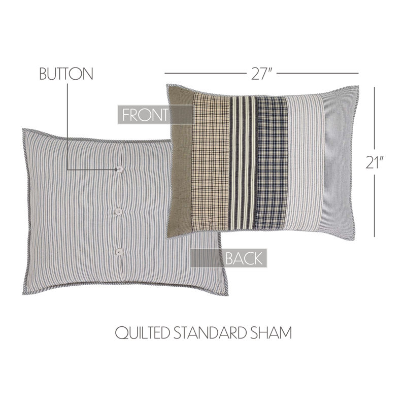 Taie décorative 100% coton Ashmont, Standard