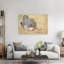 Leopard'S Meal Contemporary Wall Art Print-1815046884
