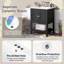 Meuble-lavabo moderne 24 po avec lavabo en céramique-849335946