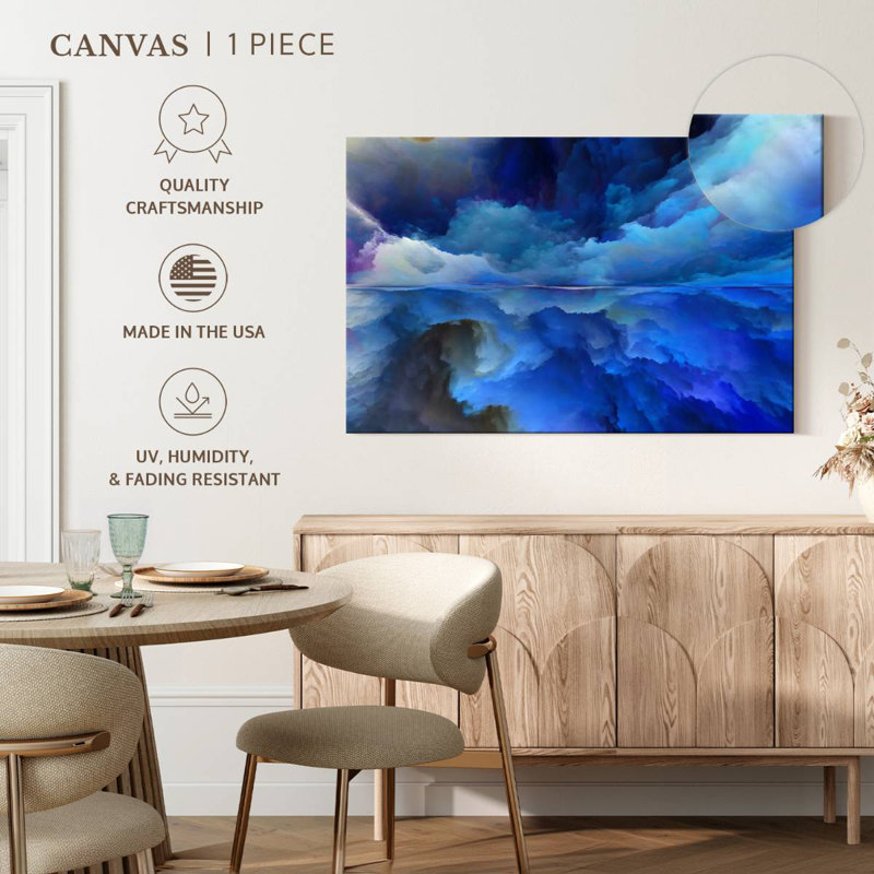 Avery Abstract Sky, 34" H x 51" W
