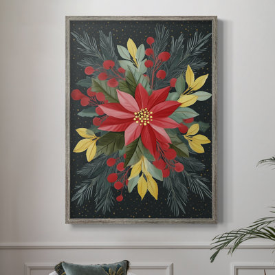 Christmas Holiday Art CX Framed Print - Solid Wood