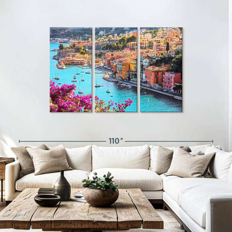 Sébbie French Riviera Summertime, H 48 po x l 74 po