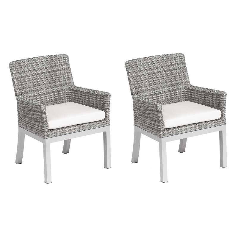Argento Outdoor Dining Chair, Eggshell White