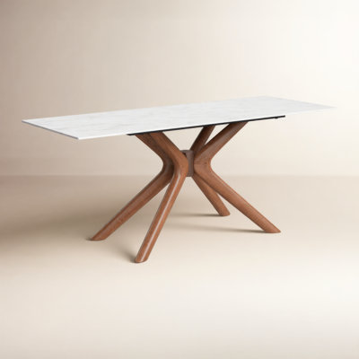 Cava Ash Solid Wood Base Dining Table