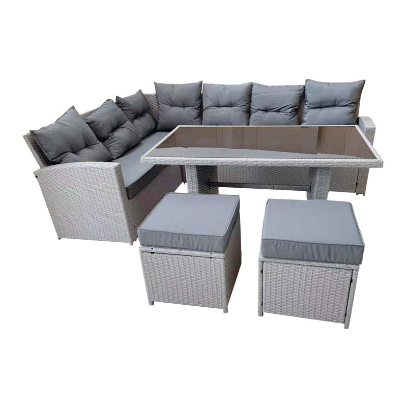 Runkle 6 - Person Patio Conversation Set with Cushions