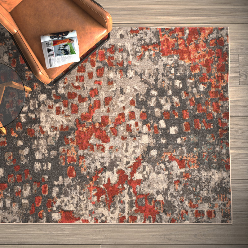 Rolling Hills Abstract Area Rug, Rectangle 155 x 231 cm