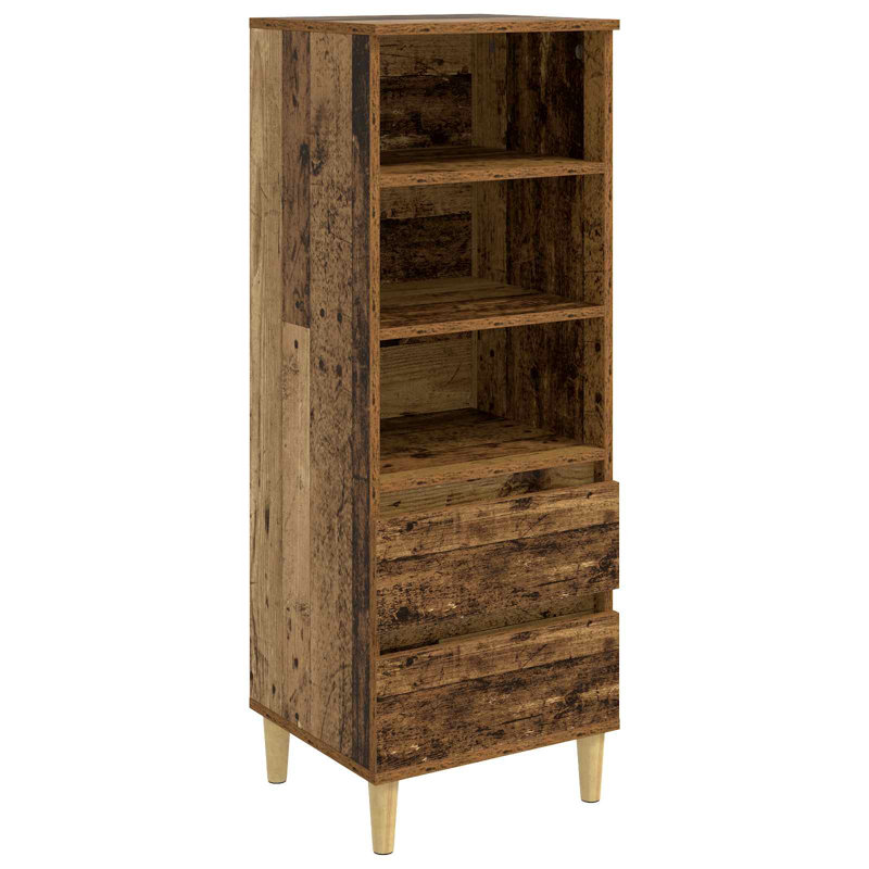 40 cm W Highboard, Old Wood