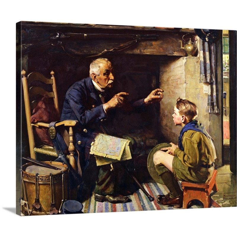 Jeunesse et vieillesse, art mural sur toile, Toile tendue, H 24 po x l 30 po x P 1,25 po