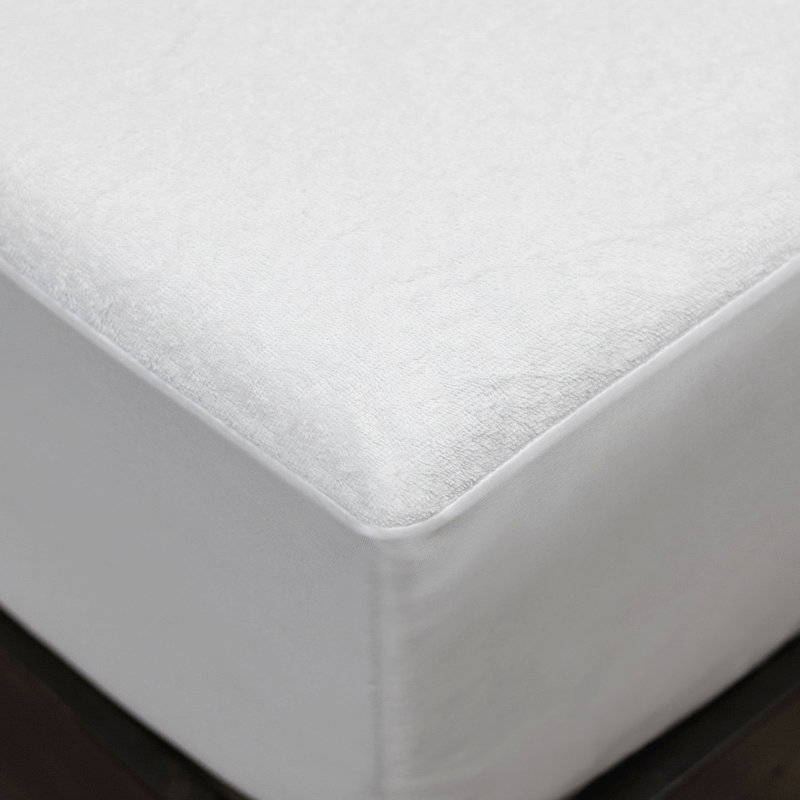 Protège-matelas ajusté hypoallergénique et imperméable, Très grand