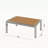 Bugarin Outdoor Aluminum Coffee Table