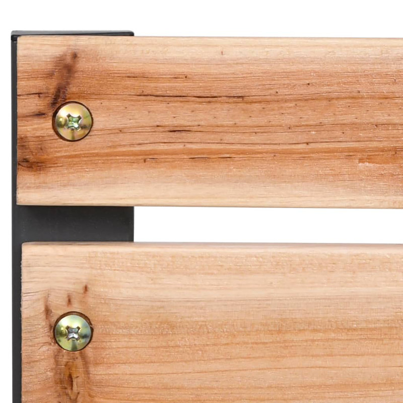 Banc de jardin en fer, Brun