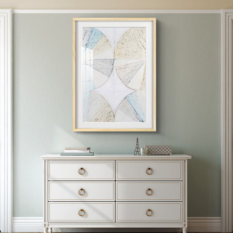 Pie Charts II -Framed Print, 25.5" H x 17.5" W, Natural