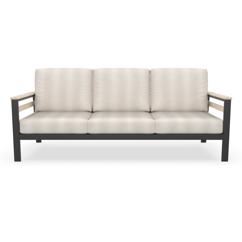 Townsend 80'' Wide Outdoor Patio Sofa with Sunbrella Cushions