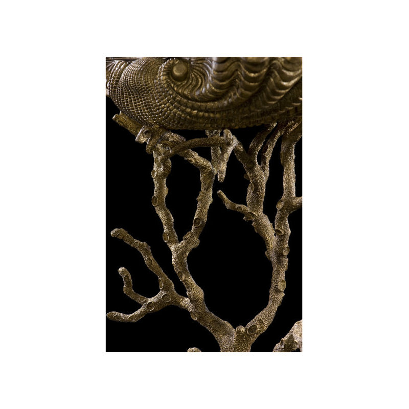 Gilt Grotto End Table
