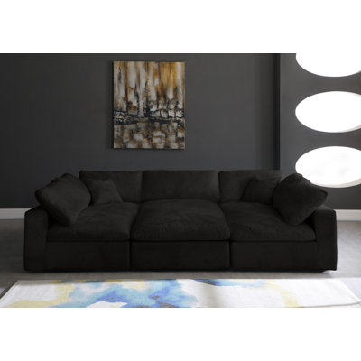 Canapé modulaire en velours réversible Cozy