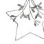 Star Mistletoe Wreath-109222366