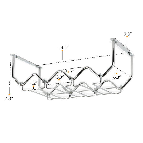 Spectrum Stemware Holder • Under Cabinet 3 Glass