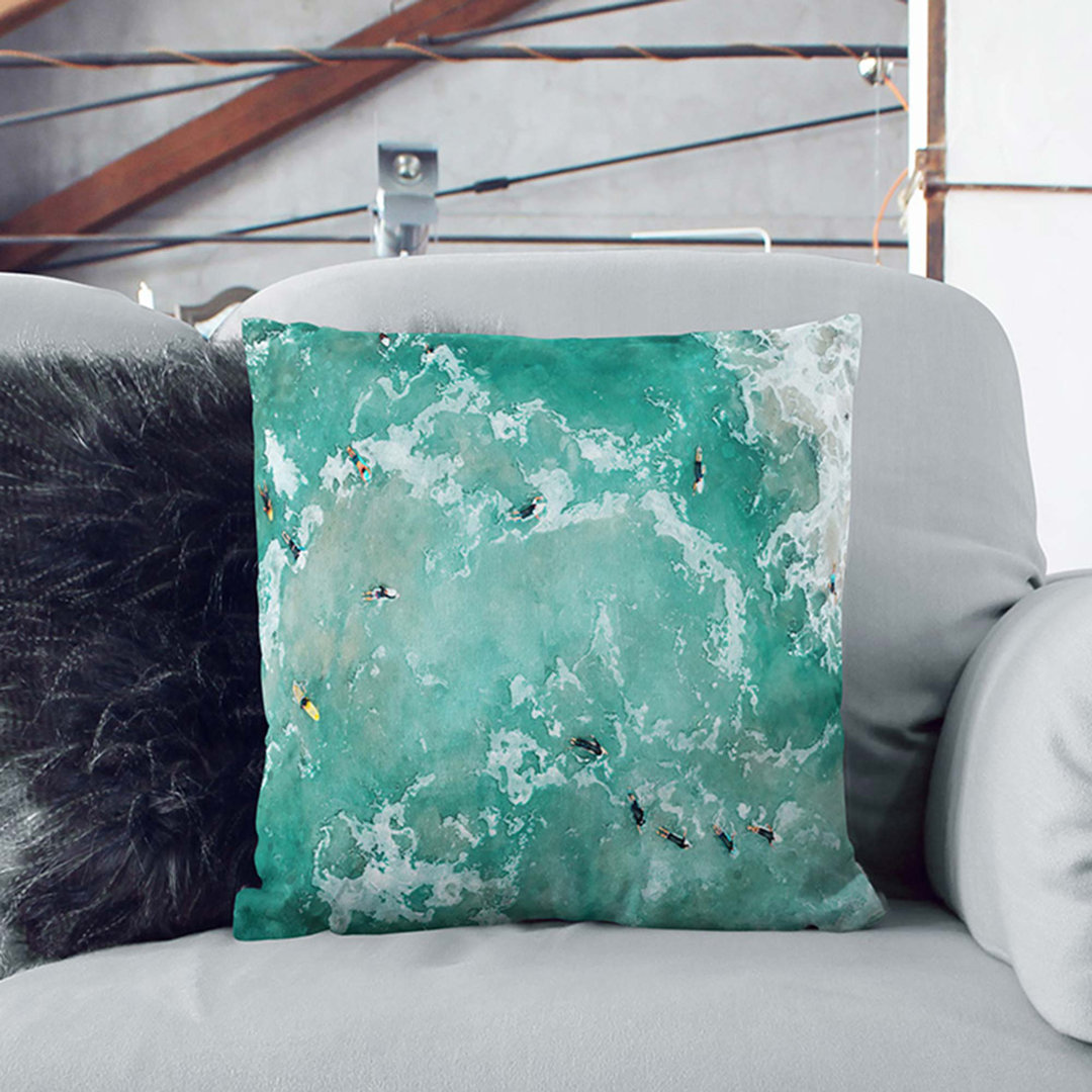 Bodyboarding in the Gold Coast Australia Cushion with Filling
