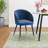Mablethorpe Velvet Upholstered Dining Chair with Gold Trim-139894570