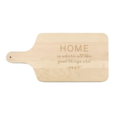Home Is Where The Good Things Are, planche à découper