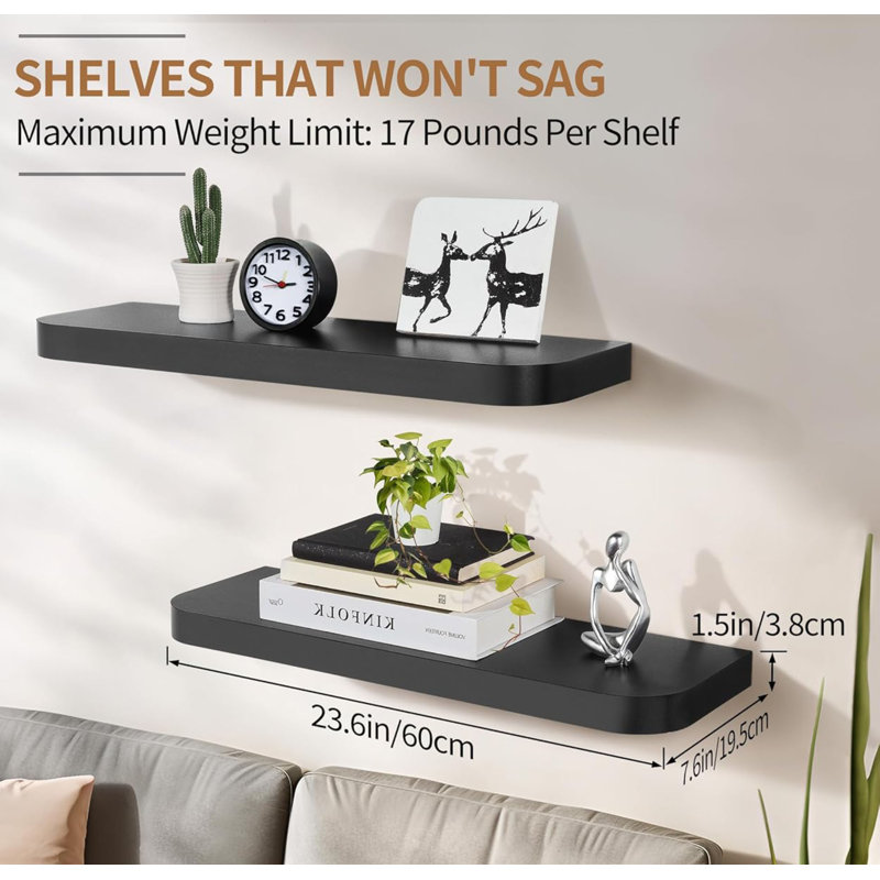 2 Piece Floating Shelf