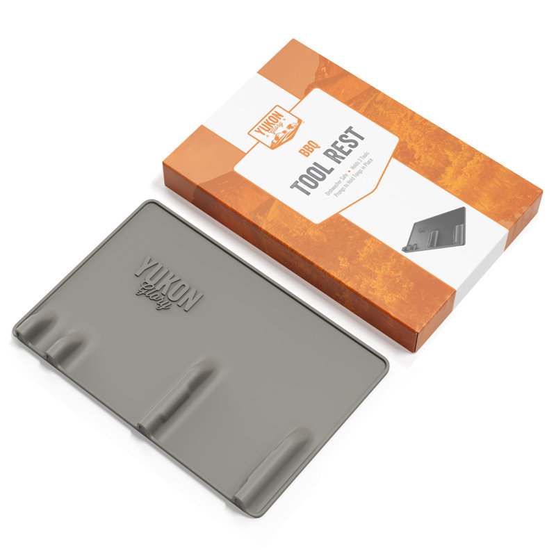 Tapis de repos en silicone Yukon Glory pour 3 outils, gris