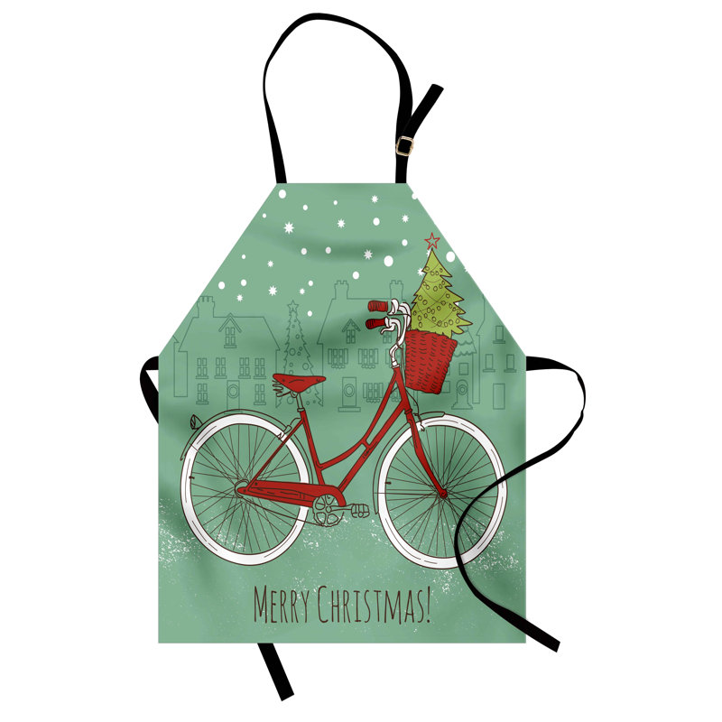 No Pattern Bib Apron