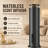 Modern Tower Waterless Cold Air Diffuser, Black