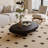 Wabi-sabi vintage solid wood oval coffee table-105508147-105508149