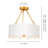 Abbate 3 - Light 15.7'' Metal Flush Mount Ceiling Light