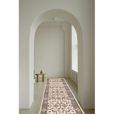 Royal Oushak Cream Rug 2'6" x 19'3"