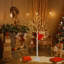 Warm White Copper Wire Tree Shaped Light(Set Of 3)